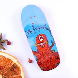 DK Fingerboards Single Deck - 'Stump' Graphic - Street Shape