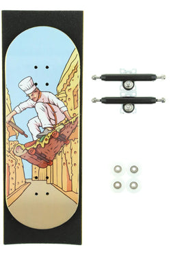 Skull Fingerboards - Pizza Xpress Pro Complete Wooden Fingerboard (34mm)