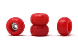 Skull Fingerboards - 'Cherry Red' CNC Single Bearing Wheels