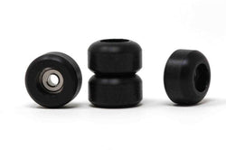 Skull Fingerboards - 'Pitch Black' CNC Single Bearing Wheels