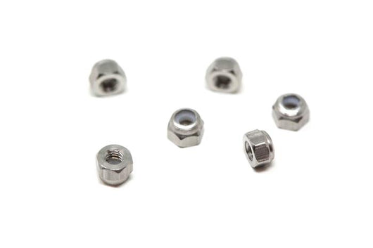 Skull Fingerboards - Lock Nuts - Stainless Steel (6 Pack)