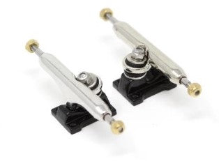 Skull Pro Trucks Chrome/Black (34mm) - Single Axle